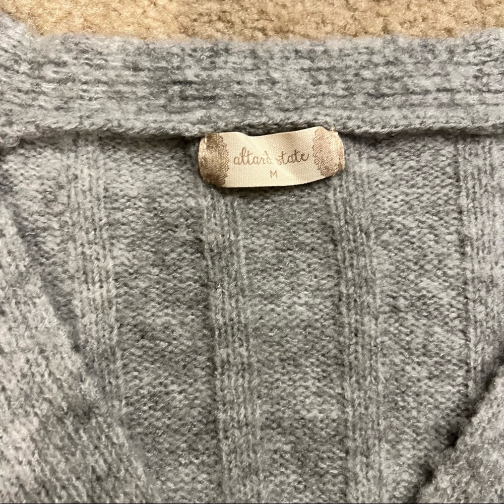 cropped distressed cardigan - Picture 4 of 5